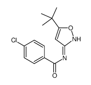 N-(5-tert-butyl-1,2-oxazol-3-yl)-4-chlorobenzamide Structure