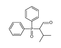 2-diphenylphosphoryl-3-methylbutanal Structure
