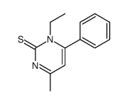 1-ethyl-4-methyl-6-phenylpyrimidine-2-thione结构式