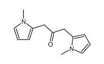 1,3-bis-(1-methyl-pyrrol-2-yl)-acetone Structure