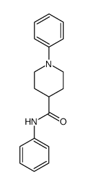 1-phenyl-piperidine-4-carboxylic acid anilide Structure