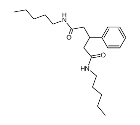 3-phenyl-glutaric acid bis-pentylamide Structure