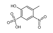 3-hydroxy-6-nitro-toluene-4-sulfonic acid Structure