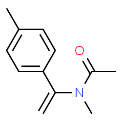 Acetamide,N-methyl-N-[1-(4-methylphenyl)ethenyl]-结构式