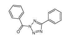 phenyl-(5-phenyltetrazol-2-yl)methanone Structure