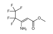 methyl 3-amino-4,4,5,5,5-pentafluoropent-2-enoate Structure