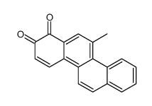 11-methylchrysene-1,2-dione Structure