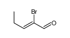 2-bromopent-2-enal Structure
