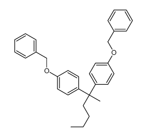 1-phenylmethoxy-4-[2-(4-phenylmethoxyphenyl)hexan-2-yl]benzene Structure