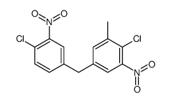 2-chloro-5-[(4-chloro-3-nitrophenyl)methyl]-1-methyl-3-nitrobenzene Structure