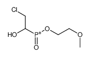 (2-chloro-1-hydroxyethyl)-(2-methoxyethoxy)-oxophosphanium Structure