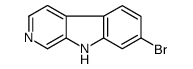 7-溴-9h-吡啶并[3,4-b]吲哚结构式