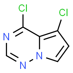 4,5-Dichloropyrrolo[2,1-f][1,2,4]triazine structure