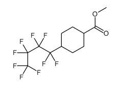 methyl 4-(1,1,2,2,3,3,4,4,4-nonafluorobutyl)cyclohexane-1-carboxylate Structure
