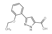 3-(2-ethoxyphenyl)-1h-pyrazole-5-carboxylic acid structure