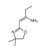 1-(4,4-dimethyl-5H-1,3-oxazol-2-yl)but-1-en-2-amine结构式