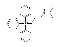 triphenyl-[3-(propan-2-ylamino)propyl]phosphanium结构式