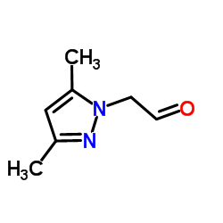 (3,5-Dimethyl-1H-pyrazol-1-yl)acetaldehyde Structure