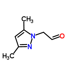 (3,5-Dimethyl-1H-pyrazol-1-yl)acetaldehyde结构式