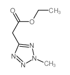 2H-Tetrazole-5-aceticacid, 2-methyl-, ethyl ester Structure