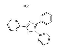 2,3,5-Triphenyl-[1,3,4]oxadiazol-3-ium; hydroxide结构式
