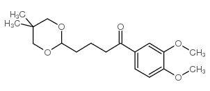 3',4'-DIMETHOXY-4-(5,5-DIMETHYL-1,3-DIOXAN-2-YL)BUTYROPHENONE结构式