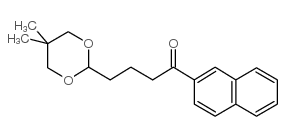 4-(5,5-DIMETHYL-1,3-DIOXAN-2-YL)-2'-BUTYRONAPHTHONE Structure