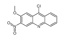 9-chloro-2-methoxy-3-nitroacridine结构式