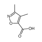 3,4-dimethylisoxazole-5-carboxylic acid结构式