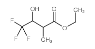 Ethyl 2-methyl-3-hydroxy-4,4,4-trifluorobutyrate structure