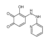 3-hydroxy-4-(2-pyridin-2-ylhydrazinyl)cyclohexa-3,5-diene-1,2-dione Structure