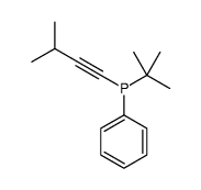 tert-butyl-(3-methylbut-1-ynyl)-phenylphosphane Structure