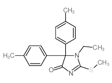 1-ethyl-5,5-bis(4-methylphenyl)-2-methylsulfanyl-imidazol-4-one picture