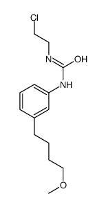 1-(2-chloroethyl)-3-[3-(4-methoxybutyl)phenyl]urea Structure