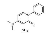 3-amino-4-(dimethylamino)-1-phenylpyridin-2-one Structure