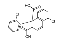 5-chloro-1-(2-chlorophenyl)-2H-naphthalene-1,2-dicarboxylic acid Structure