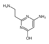 6-Amino-2-(2-aminoethyl)-4(1H)-pyrimidinone结构式