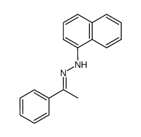 Acetophenon-1-naphthyl-hydrazon结构式