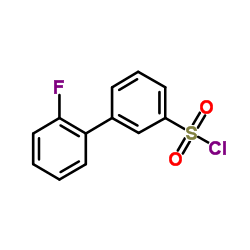 2'-Fluoro-3-biphenylsulfonyl chloride结构式
