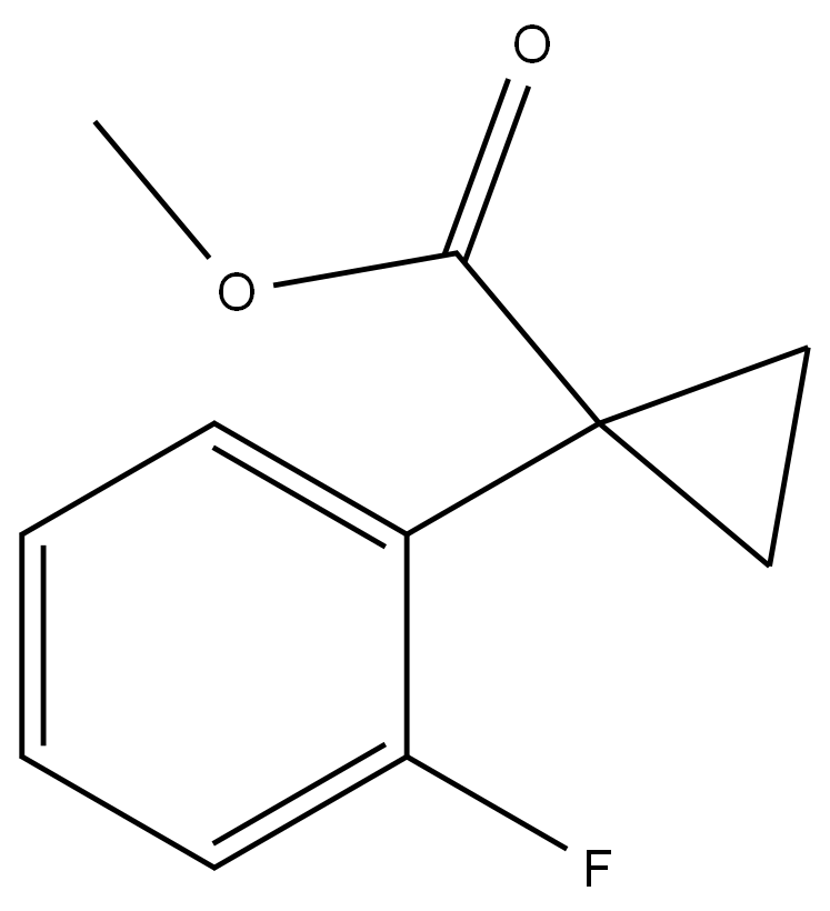 methyl 1-(2-fluorophenyl)cyclopropane-1-carboxylate图片