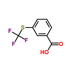 3-(Trifluoromethylthio)benzoic acid Structure