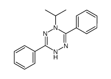 1,4-dihydro-1-isopropyl-3,6-diphenyl-s-tetrazine结构式