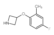 3-(4-Fluoro-2-methyl-phenoxy)-azetidine结构式