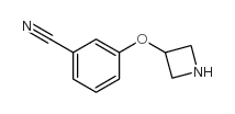 3-(azetidin-3-yloxy)benzonitrile Structure