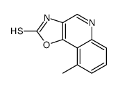 9-methyl-3H-[1,3]oxazolo[4,5-c]quinoline-2-thione结构式