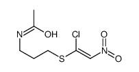 N-[3-(1-chloro-2-nitroethenyl)sulfanylpropyl]acetamide Structure