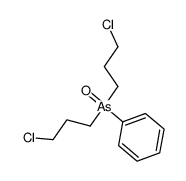 Bis(3-chlorpropyl)phenylarsanoxid结构式