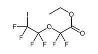 ethyl 2,2-difluoro-2-(1,1,2,2-tetrafluoro-2-iodoethoxy)acetate结构式