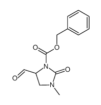 1-methyl-2-oxo-3-benzyloxycarbonyl-4-formyl-imidazolidine结构式