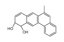 (10S,11S)-6-methyl-10,11-dihydrobenzo[a]anthracene-10,11-diol结构式